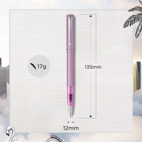 Pióro PARKER Vector XL Liliowe Stalówka M w Pudełku Pióro PARKER Vector XL Liliowe Stalówka M w Pudełku