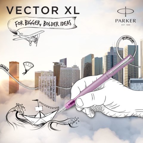 Pióro PARKER Vector XL Liliowe Stalówka M w Pudełku Pióro PARKER Vector XL Liliowe Stalówka M w Pudełku