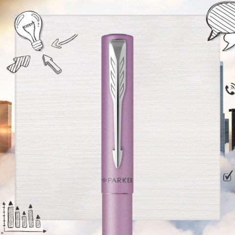 Pióro PARKER Vector XL Liliowe Stalówka M w Pudełku Pióro PARKER Vector XL Liliowe Stalówka M w Pudełku