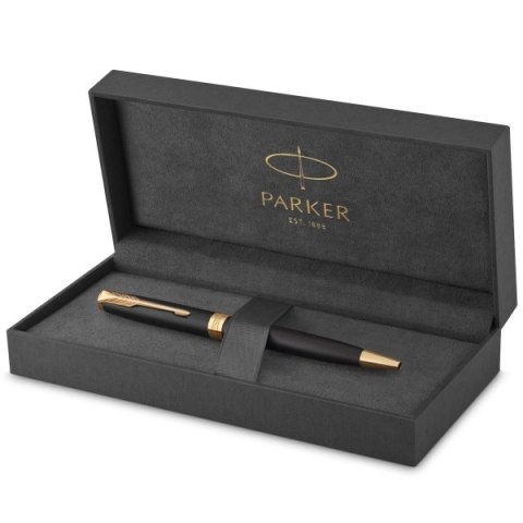 Długopis PARKER Sonnet długopis Matte Black GT ze Złotymi Wykończeniami w Pudełku Premium Długopis PARKER Sonnet długopis Matte Black GT ze Złotymi Wykończeniami w Pudełku Premium