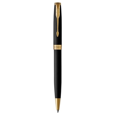 Długopis PARKER Sonnet długopis Matte Black GT ze Złotymi Wykończeniami w Pudełku Premium Długopis PARKER Sonnet długopis Matte Black GT ze Złotymi Wykończeniami w Pudełku Premium