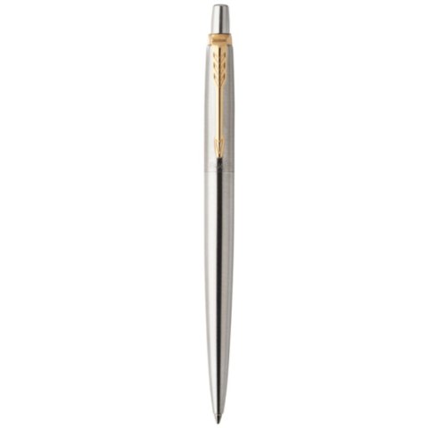 Długopis Parker Jotter Stalowy Pozłacony GT w Etui Długopis Parker Jotter Stalowy Pozłacony GT w Etui
