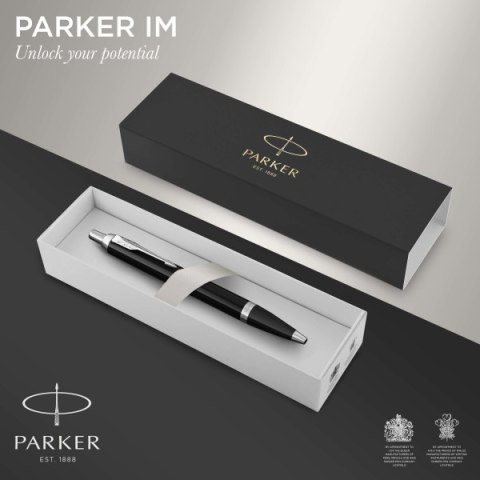 Długopis Parker PARKER IM Black Lacquer CT w Etui Długopis Parker PARKER IM Black Lacquer CT w Etui