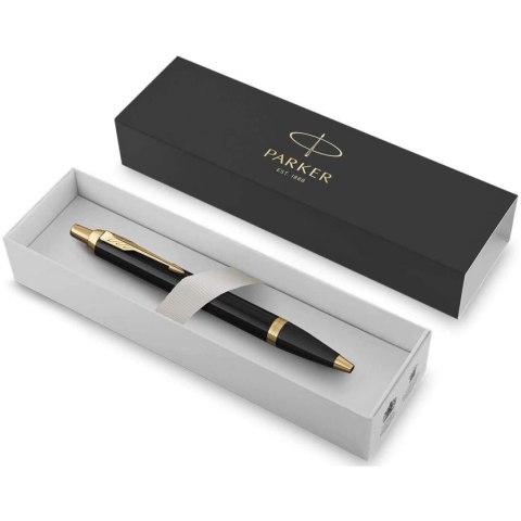 Długopis Parker PARKER IM Black Lacquer GT w Etui Długopis Parker PARKER IM Black Lacquer GT w Etui