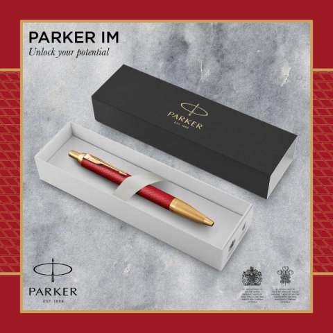 Długopis Parker PARKER IM Kolor Premium Red Lacquer GT w Etui Długopis Parker PARKER IM Kolor Premium Red Lacquer GT w Etui