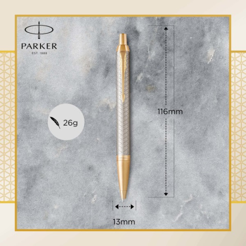 Długopis Parker PARKER IM Premium Warm Grey GT w Etui Długopis Parker PARKER IM Premium Warm Grey GT w Etui