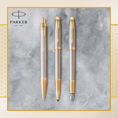 Długopis Parker PARKER IM Premium Warm Grey GT w Etui Długopis Parker PARKER IM Premium Warm Grey GT w Etui