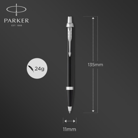 Długopis Parker PARKER IM Essential Czarny Mat CT w Etui Długopis Parker PARKER IM Essential Czarny Mat CT w Etui