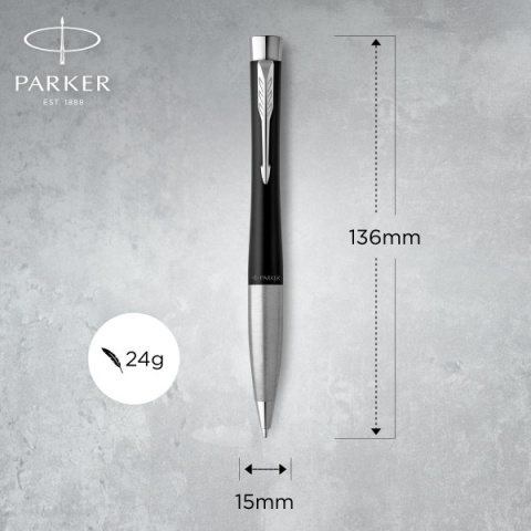 Długopis Parker Urban Muted Black CT z chromowanym wykończeniem w Pudełku Długopis Parker Urban Muted Black CT z chromowanym wykończeniem w Pudełku