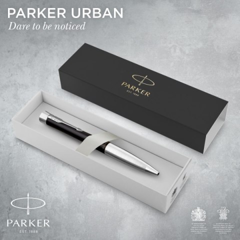 Długopis Parker Urban Muted Black CT z chromowanym wykończeniem w Pudełku Długopis Parker Urban Muted Black CT z chromowanym wykończeniem w Pudełku