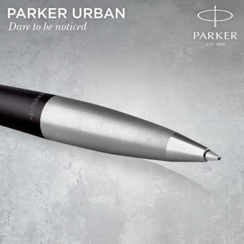 Długopis Parker Urban Muted Black CT z chromowanym wykończeniem w Pudełku Długopis Parker Urban Muted Black CT z chromowanym wykończeniem w Pudełku