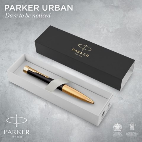 Długopis Parker Urban Muted Black GT złocony w Pudełku 2143640 Długopis Parker Urban Muted Black GT złocony w Pudełku 2143640
