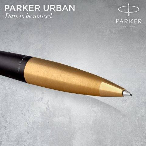 Długopis Parker Urban Muted Black GT złocony w Pudełku 2143640 Długopis Parker Urban Muted Black GT złocony w Pudełku 2143640