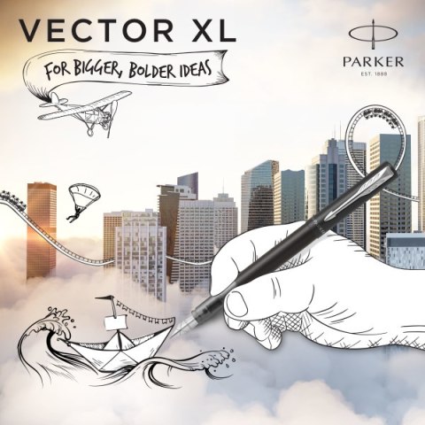 Pióro PARKER Vector XL Czarny Stalówka M w Pudełku Pióro PARKER Vector XL Czarny Stalówka M w Pudełku