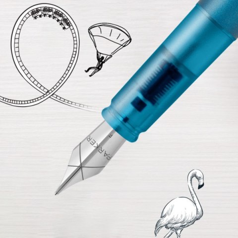 Pióro PARKER Vector XL Teal Morski Stalówka M w Pudełku Pióro PARKER Vector XL Teal Morski Stalówka M w Pudełku