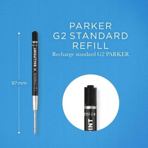 PARKER ORYGINALNY WKŁAD DO DŁUGOPISU EKONOMICZNE CZARNY 2 SZTUKI ROZAMIAR M PARKER ORYGINALNY WKŁAD DO DŁUGOPISU EKONOMICZNE CZARNY 2 SZTUKI ROZAMIAR M