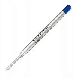PARKER WKŁAD METALOWY DO DŁUGOPISU NIEBIESKI 10 SZTUK ROZMIAR MEDIUM 0,7MM