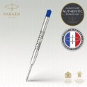 PARKER WKŁAD METALOWY DO DŁUGOPISU NIEBIESKI 10 SZTUK ROZMIAR MEDIUM 0,7MM