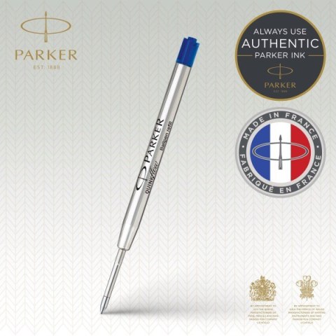 PARKER WKŁAD METALOWY DO DŁUGOPISU NIEBIESKI 10 SZTUK ROZMIAR MEDIUM 0,7MM PARKER WKŁAD METALOWY DO DŁUGOPISU NIEBIESKI 10 SZTUK ROZMIAR MEDIUM 0,7MM
