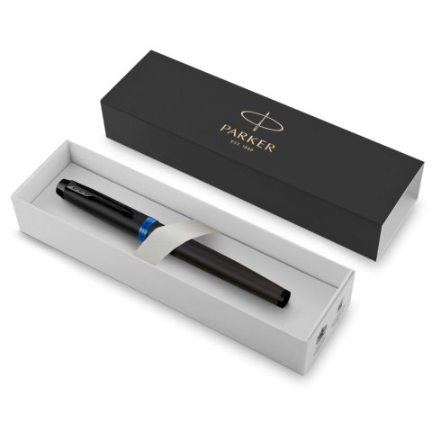 Pióro PARKER M Vibrant Ring Blue Stalówka M w Pudełku Ozdobnym Pióro PARKER M Vibrant Ring Blue Stalówka M w Pudełku Ozdobnym
