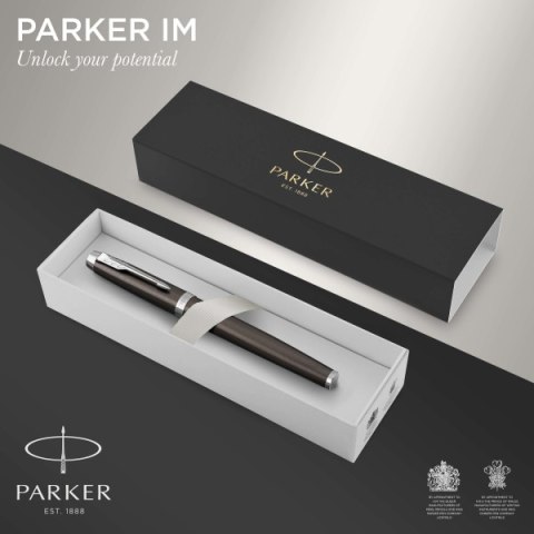 Pióro PARKER Pióro wieczne IM Dark Espresso CT Stalówka F w Pudełku Pióro PARKER Pióro wieczne IM Dark Espresso CT Stalówka F w Pudełku