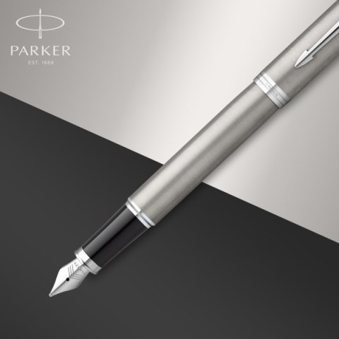 Pióro PARKER Pióro wieczne IM Stainless Steel CT Stalówka F w Pudełku Pióro PARKER Pióro wieczne IM Stainless Steel CT Stalówka F w Pudełku