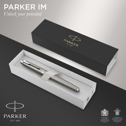 Pióro PARKER Pióro wieczne IM Stainless Steel CT Stalówka F w Pudełku Pióro PARKER Pióro wieczne IM Stainless Steel CT Stalówka F w Pudełku