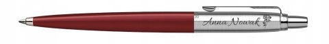 Długopis Parker Jotter Originals Ct Czerwony z grawerem i prezentowa torebka Długopis Parker Jotter Originals Ct Czerwony z grawerem i prezentowa torebka