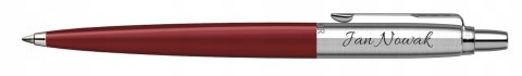 Długopis Parker Jotter Originals Ct Czerwony z grawerem i prezentowa torebka Długopis Parker Jotter Originals Ct Czerwony z grawerem i prezentowa torebka