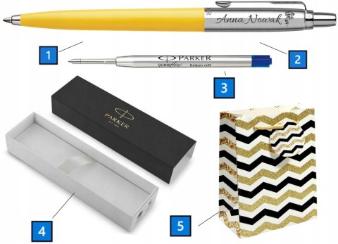 Długopis Parker Jotter Żółty CT Originals Z Grawerem W Torebce Prezent Długopis Parker Jotter Żółty CT Originals Z Grawerem W Torebce Prezent