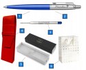 Długopis Parker Jotter Originals Ct Niebieski z grawerem i Etui Czerwone