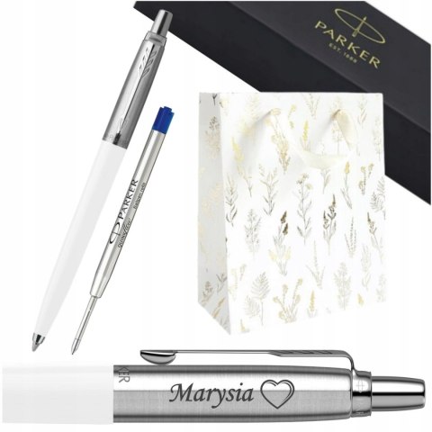 DŁUGOPIS PARKER JOTTER BIAŁY PREZENT Z GRAWEREM DŁUGOPIS PARKER JOTTER BIAŁY PREZENT Z GRAWEREM
