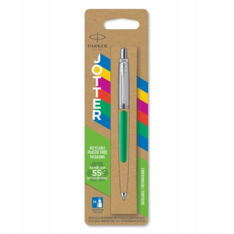 DŁUGOPIS PARKER JOTTER KOLOR ZIELONY CT ORIGINALS WKŁAD NIEBIESKI M DŁUGOPIS PARKER JOTTER KOLOR ZIELONY CT ORIGINALS WKŁAD NIEBIESKI M