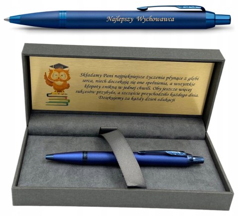 Długopis Parker IM Monochrome Blue z GRAWEREM TABLICZKA ETUI Torebka Parker Długopis Parker IM Monochrome Blue z GRAWEREM TABLICZKA ETUI Torebka Parker