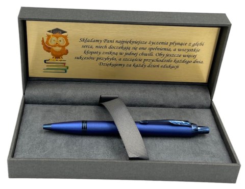 Długopis Parker IM Monochrome Blue z GRAWEREM TABLICZKA ETUI Torebka Parker Długopis Parker IM Monochrome Blue z GRAWEREM TABLICZKA ETUI Torebka Parker
