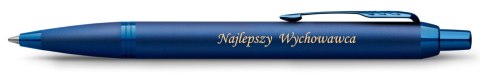 Długopis Parker IM Monochrome Blue z GRAWEREM TABLICZKA ETUI Torebka Parker Długopis Parker IM Monochrome Blue z GRAWEREM TABLICZKA ETUI Torebka Parker