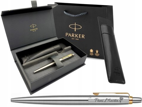 DŁUGOPIS PARKER JOTTER GT ZŁOCONY Z GRAWEREM W PUDEŁKU PREZENTOWYM Z ETUI