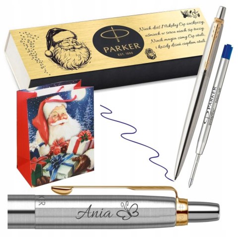 DŁUGOPIS PARKER JOTTER STAL GT Z GRAWEREM EKSKLUZYWNY PREZENT NA MIKOŁAJKI