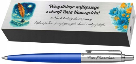 Długopis Parker Jotter z grawerem CZERWONY WKŁAD PREZENT dla NAUCZYCIELA