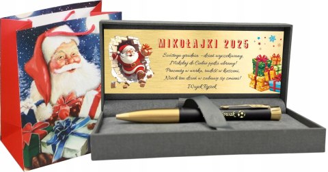 Długopis Parker Urban Złocony z Grawerem ŚWIĄTECZNY PREZENT NA MIKOŁAJKI
