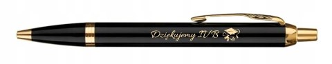 PARKER DŁUGOPIS IM GT ZŁOCONY Z GRAWEREM CZERWONY WKŁAD DLA NAUCZYCIELA