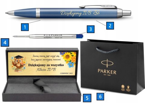 DŁUGOPIS PARKER IM RITUALS Z GRAWEREM Prezent Firmowy Personalizowany