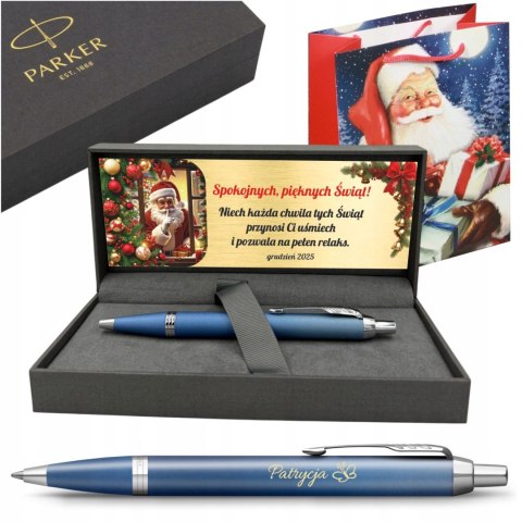 DŁUGOPIS PARKER IM RITUALS Z GRAWEREM Prezent Z TABLICZKĄ NA ŚWIĘTA
