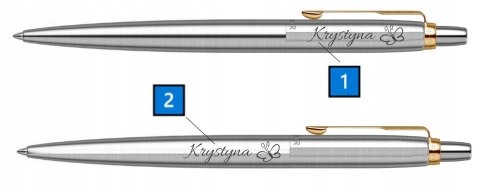 DŁUGOPIS PARKER ZŁOCONY JOTTER GT Z GRAWEREM TABLICZKA PREZENT NA ŚWIĘTA