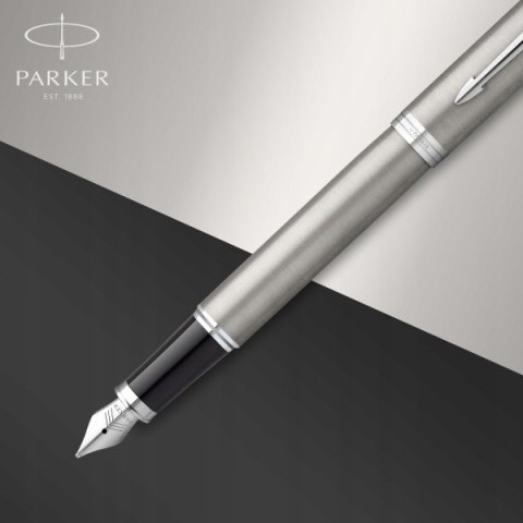 PARKER PIÓRO WIECZNE IM STALOWE M CT GRAWEREM Z TALICZKĄ PREZENT NA ŚWIĘTA