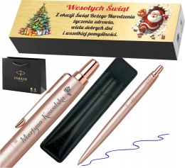 DŁUGOPIS PARKER PINK GOLD Z GRAWEREM NA PREZENT TABLICZKA na ŚWIĘTA