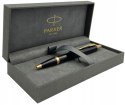 DŁUGOPIS PARKER IM CZARNY ZŁOCONY GT Z GRAWEREM W PUDEŁKU PREMIUM PREZENT