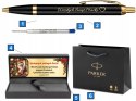 PARKER DŁUGOPIS IM GT ZŁOCONY Z GRAWEREM I SUBLIMACJĄ NA PREZENT na ŚWIĘTA