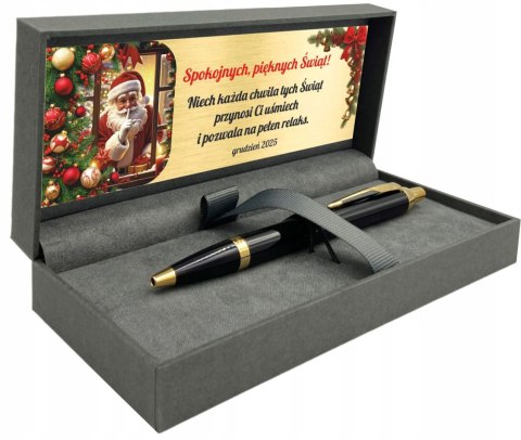 PARKER DŁUGOPIS IM GT ZŁOCONY Z GRAWEREM I SUBLIMACJĄ NA PREZENT na ŚWIĘTA