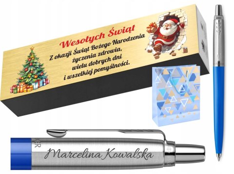 Parker Jotter Niebieski z Grawerem IDEALNY PREZENT NA ŚWIĘTA POD CHOINKĘ